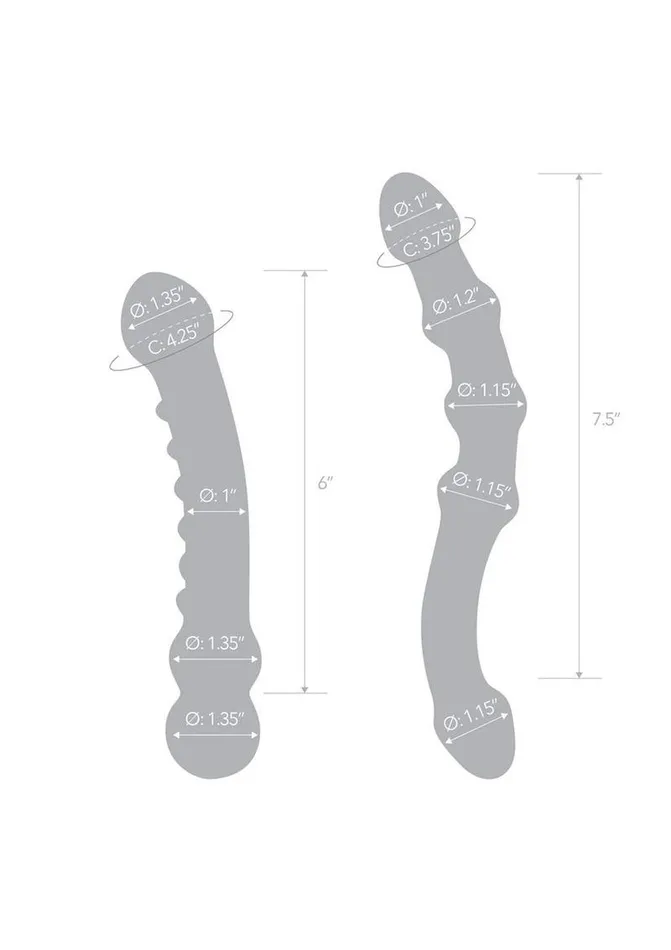 Glas Dildos Glas Double Pleasure Glass Dildo