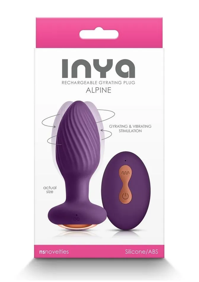 Inya Male Sex Toys Inya Alpine Rechargeable Silicone Anal Plug with Remote Control