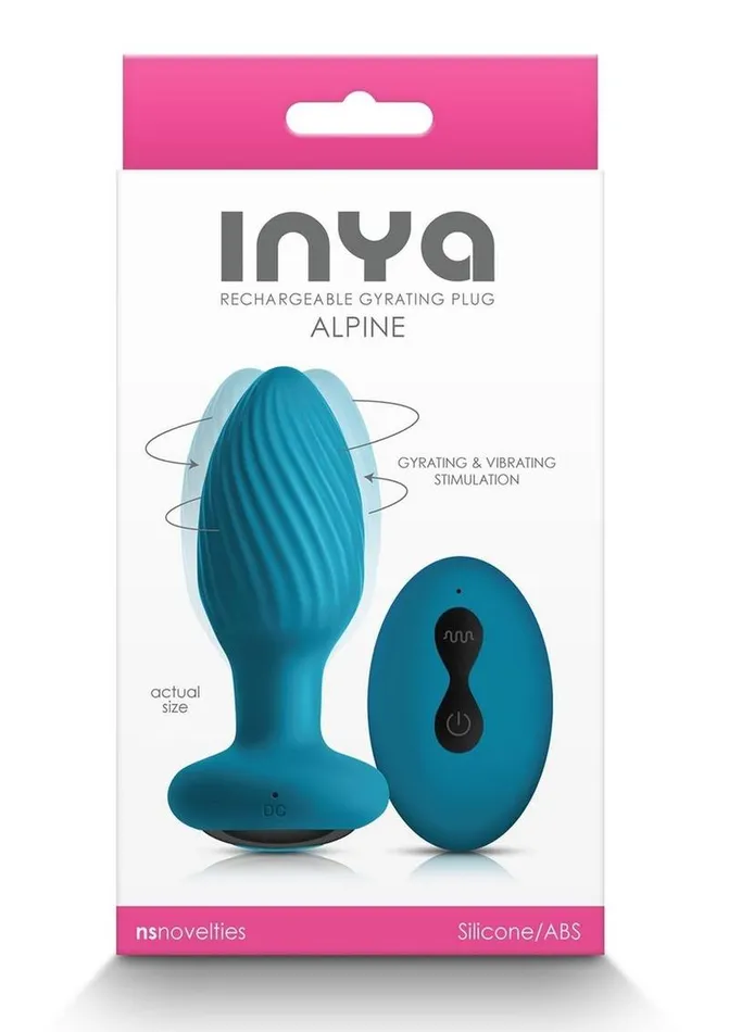 Inya Male Sex Toys Inya Alpine Rechargeable Silicone Anal Plug with Remote Control