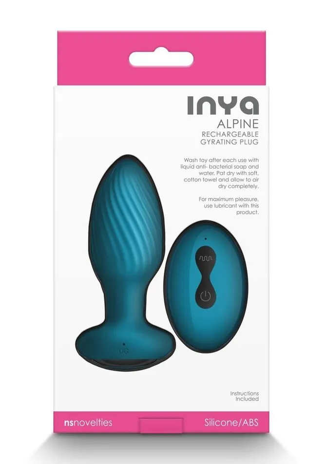 Inya Male Sex Toys Inya Alpine Rechargeable Silicone Anal Plug with Remote Control