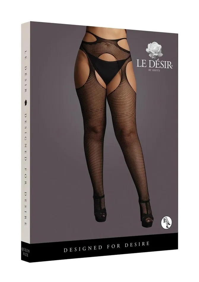 Le Desir Suspender Pantyhose with Strappy Waist Le Desir Male Sex Toys