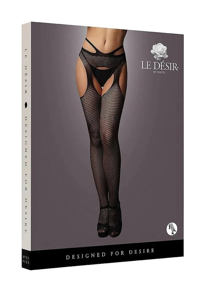 Le Desir Suspender Pantyhose with Strappy Waist Le Desir Male Sex Toys