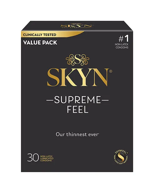 Lifestyles SKYN Supreme Feel Condoms Pack of 30 Paradise Marketing Male Sex Toys