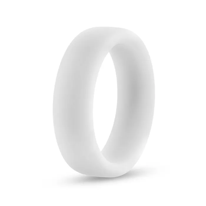 Male Sex Toys Blush Novelties Performance Silicone Glo Cock Ring White Glow