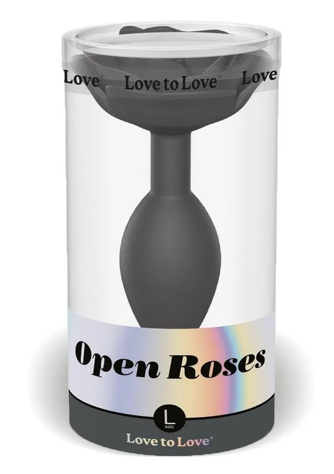 Male Sex Toys Open Roses Silicone Anal Plug Love to Love