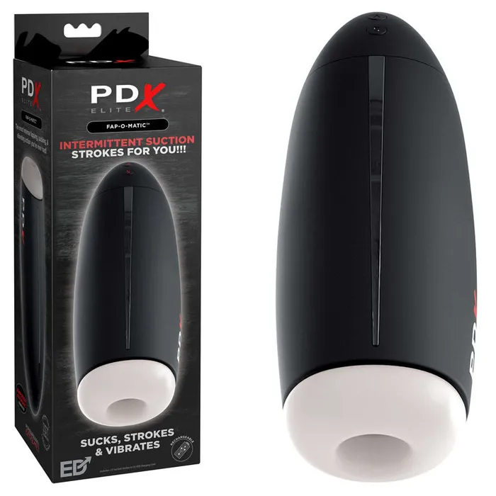 Male Sex Toys Pipedream Pipedream Extreme Toys Elite FapOMatic USB Rechargeable Sucking Masturbator