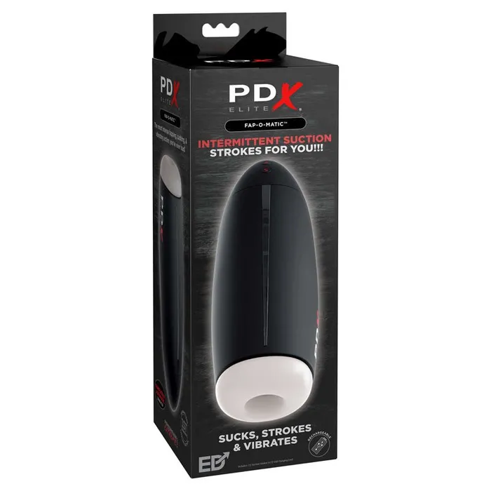 Male Sex Toys Pipedream Pipedream Extreme Toys Elite FapOMatic USB Rechargeable Sucking Masturbator