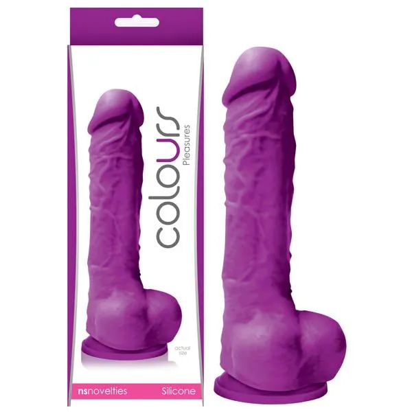 NS Novelties Dildos Colours Pleasures 5 Dong Purple