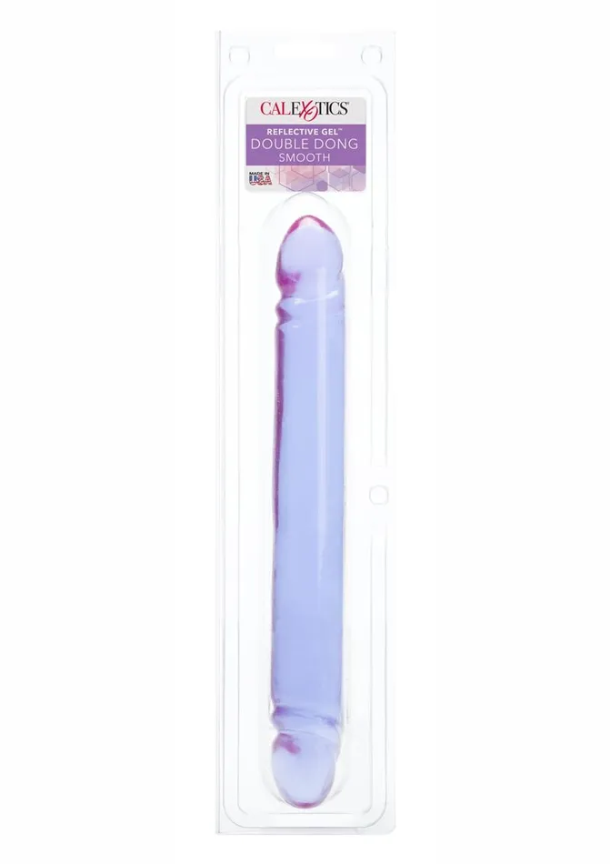 Playful Dongs Dildos Reflective Gel Smooth Double Dildo