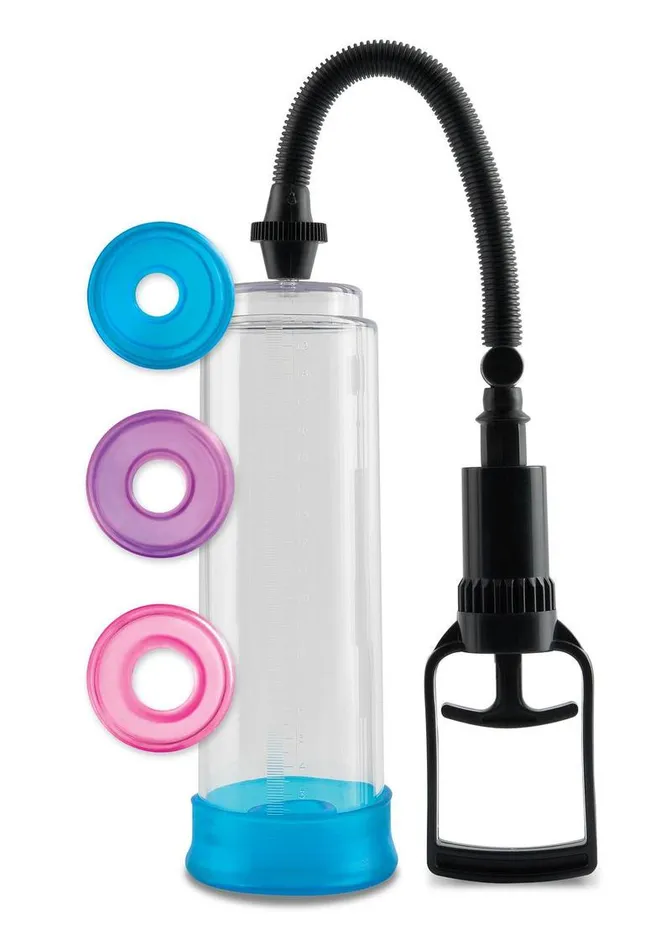 Pump Worx Male Sex Toys Pump Worx Cock Trainer Pump System with 3 Sleeves