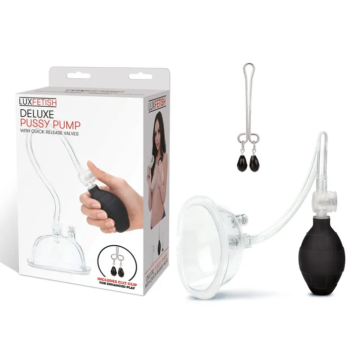 Pussy Pump Clit Clamp Included Lux Fetish Male Sex Toys