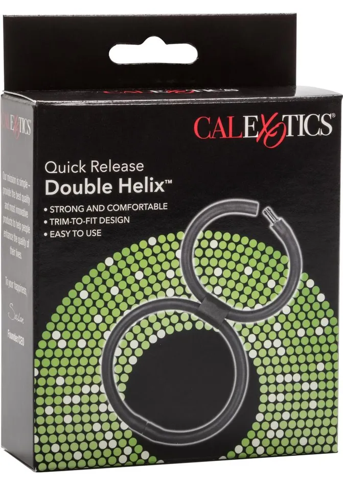 Rings Male Sex Toys Quick Release Double Helix Cock Ring