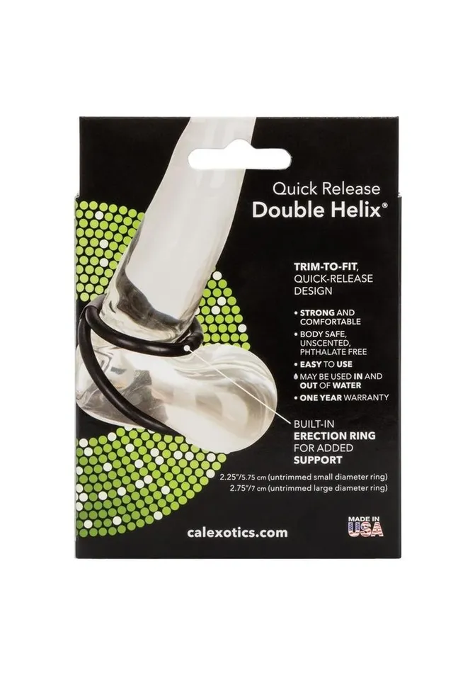 Rings Male Sex Toys Quick Release Double Helix Cock Ring