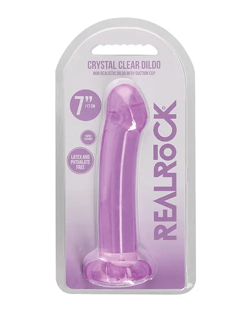 Shots America LLC Dildos Shots Realrock Crystal Clear 7 Dildo