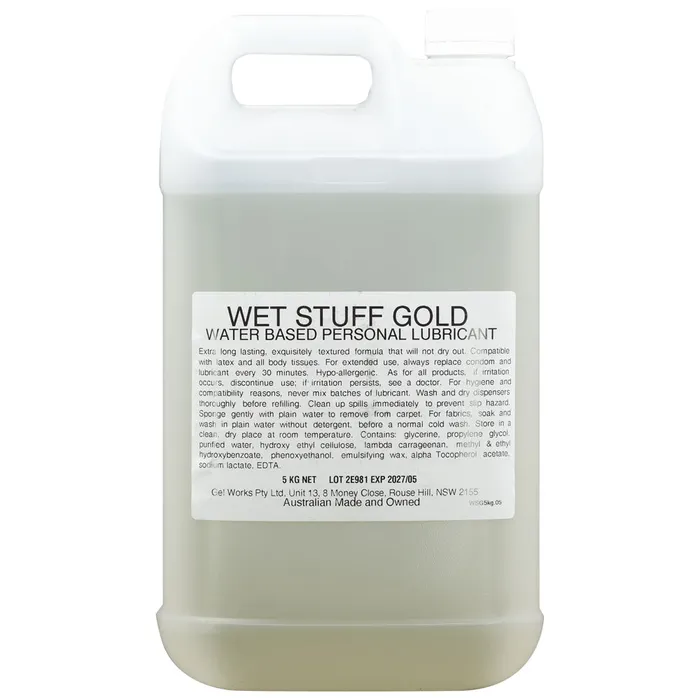 Wet Stuff Gold 5kg Bottle Wet Stuff Vibrators