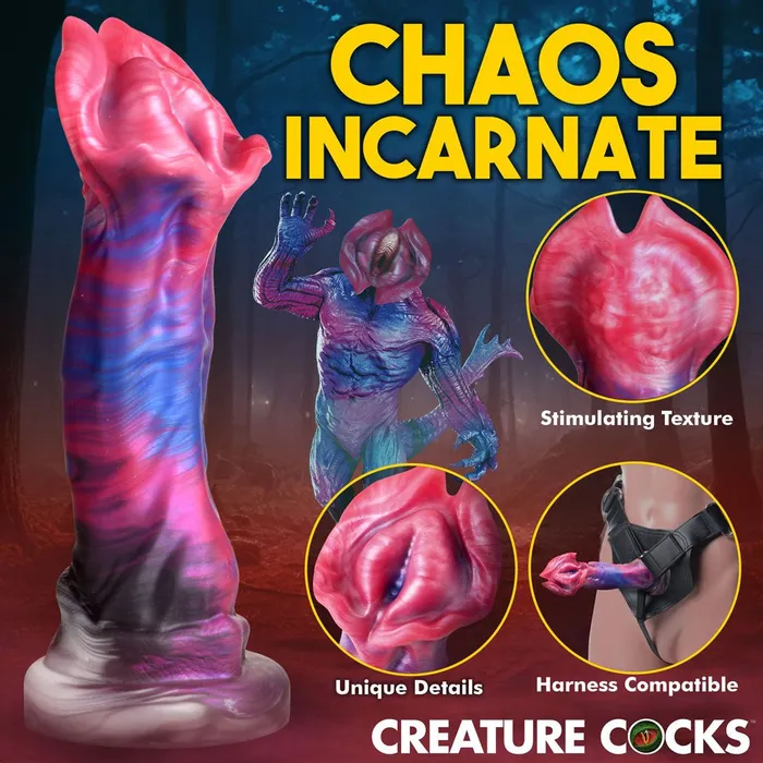 XR Brands Creature Cocks Demogorgon MultiColoured 226 cm Fantasy Dildo Dildos