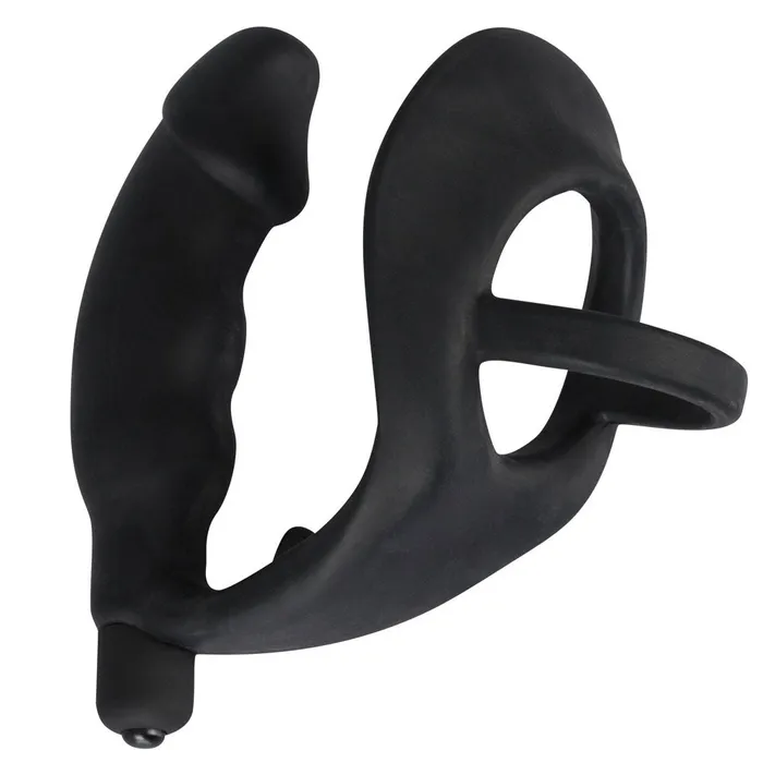 Black Velvets Cock Ring And Vibrating Anal Plug You2Toys Male Sex Toys