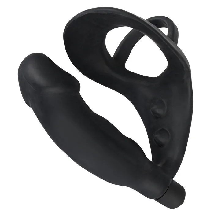 Black Velvets Cock Ring And Vibrating Anal Plug You2Toys Male Sex Toys