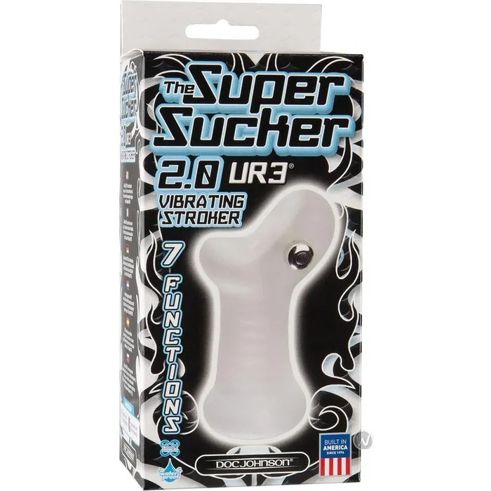 Doc Johnson Male Sex Toys The Super Sucker 20 Vibrating Stroker Masturbator