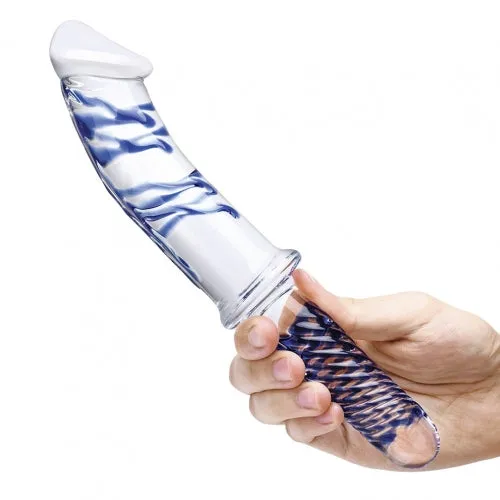 Electric Hustler Lingerie Dildos Glas 11in Realistic Double Ended Dildo W Handle