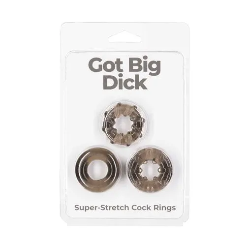 Got Big Dick 3pk Rings BMS Enterprises Dildos