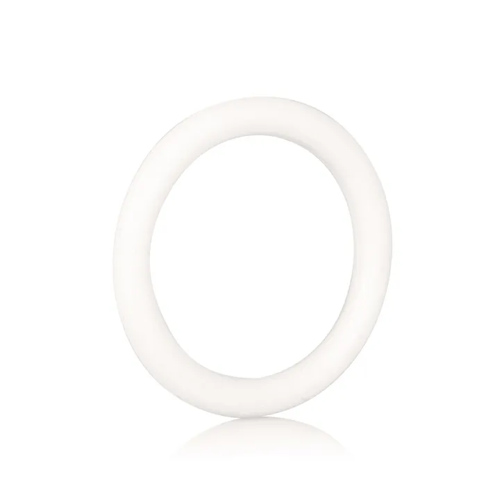 Male Sex Toys CalExotics Rubber Ring Medium White