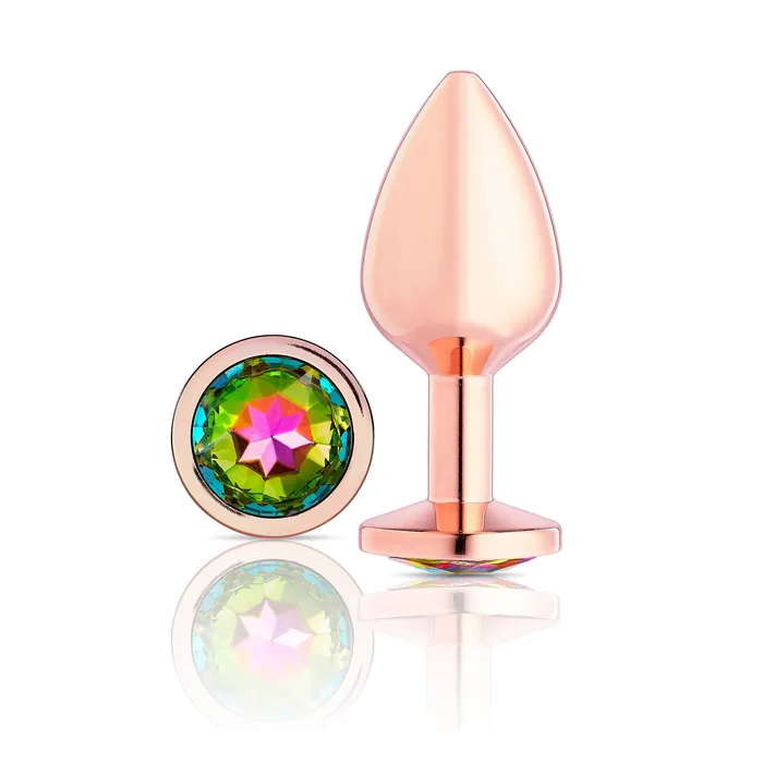 Male Sex Toys Cloud 9 Novelties Cloud 9 Novelties Gems Rosy Gold Anal Plug Medium