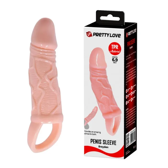 Male Sex Toys PRE Baile Penis Sleeve Flesh coloured 69