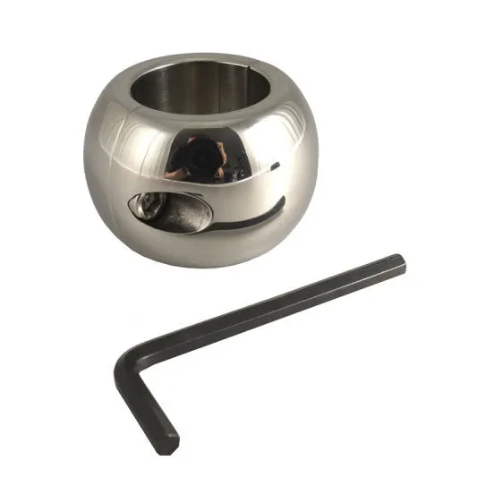 Male Sex Toys Rimba Donut Stainless Steel Ball Stretcher 4cm