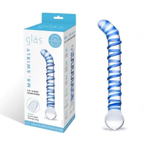 Mr Swirly 65 GSpot Glass Dildo Glas Dildos