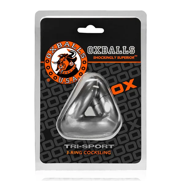 Oxballs Oxballs TriSport 3Ring Cocksling Steel Male Sex Toys