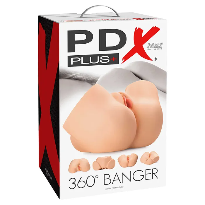 Pipedream Products Dildos Pdx Plus Female 360 Banger Flesh