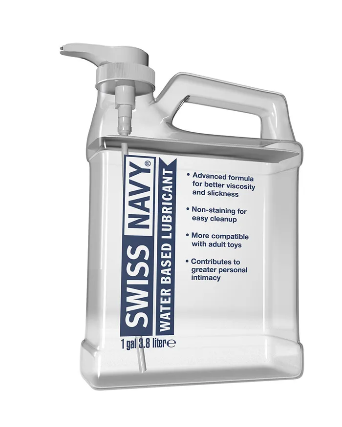 Swiss Navy WaterBased Lubricant 1 Gallon MD Science Lab Lubricants