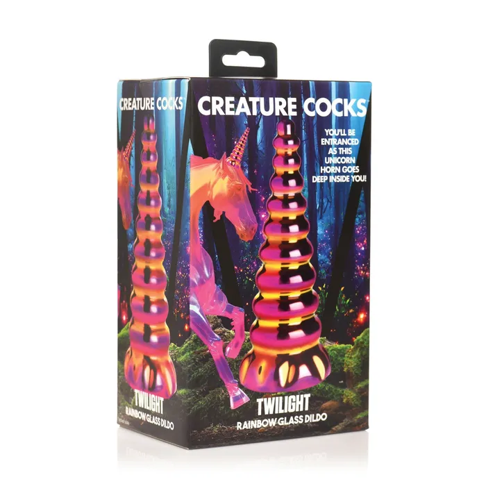 Creature Cocks Dildos Creature Cocks Twilight Rainbow Glass Dildo