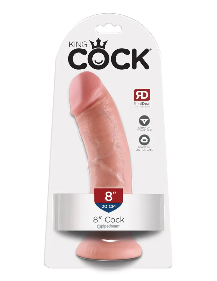 Dildos Pipedream King Cock 8Inch Cock Flesh