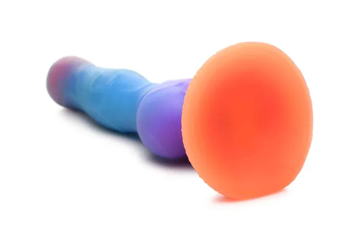 Dildos XR Brands Creature Cocks Space Cock GlowintheDark Silicone Alien Dildo