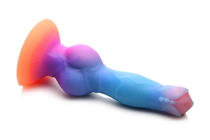 Dildos XR Brands Creature Cocks Space Cock GlowintheDark Silicone Alien Dildo