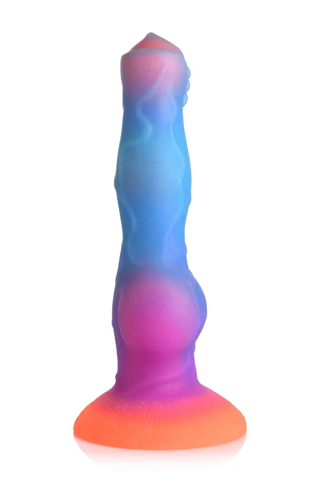 Dildos XR Brands Creature Cocks Space Cock GlowintheDark Silicone Alien Dildo