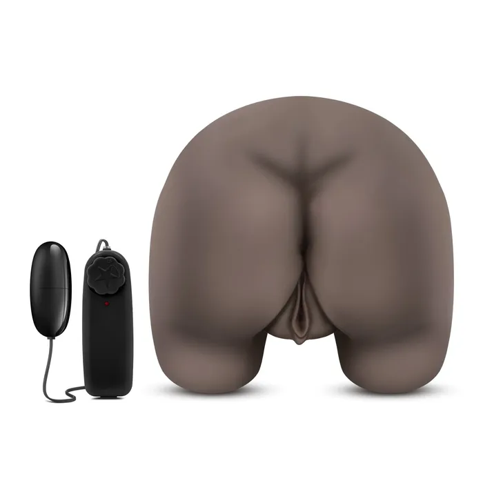 Hot Chocolate Luscius Tiana Vibrating LifeSized Ass Blush Novelties Male Sex Toys