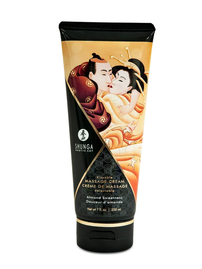 Kissable Massage Cream Almond Sweetness 7 Fl Oz 200 ml Shunga Couples