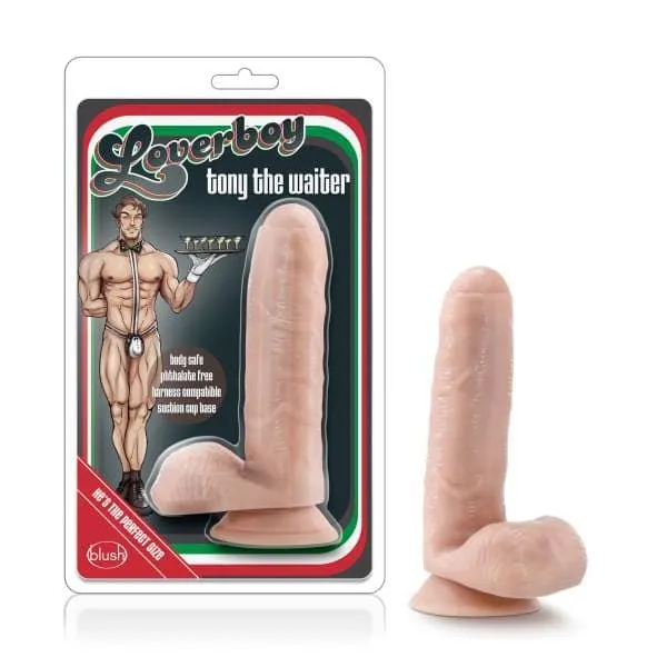 Loverboy Tony the Waiter Vanilla Blush Novelties Dildos