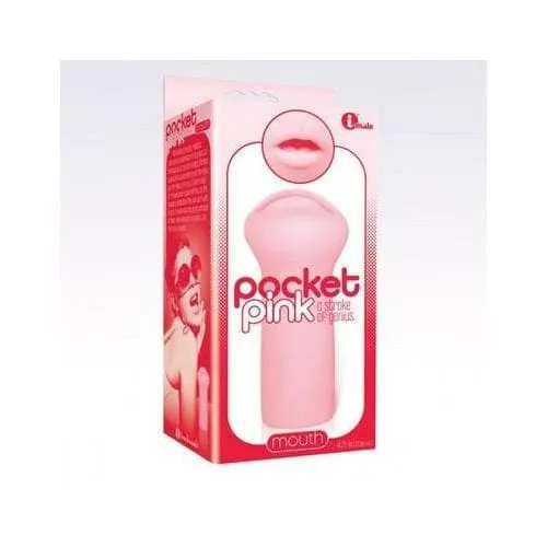 Male Sex Toys Icon Brands Pocket Pink Mouth Masturbator