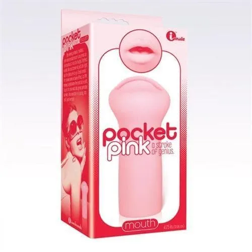 Male Sex Toys Icon Brands Pocket Pink Mouth Masturbator