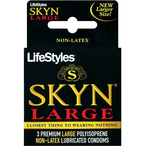 Male Sex Toys LifeStyles Lifestyles SKYN Large Non Latex