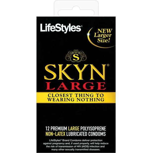 Male Sex Toys LifeStyles Lifestyles SKYN Large Non Latex