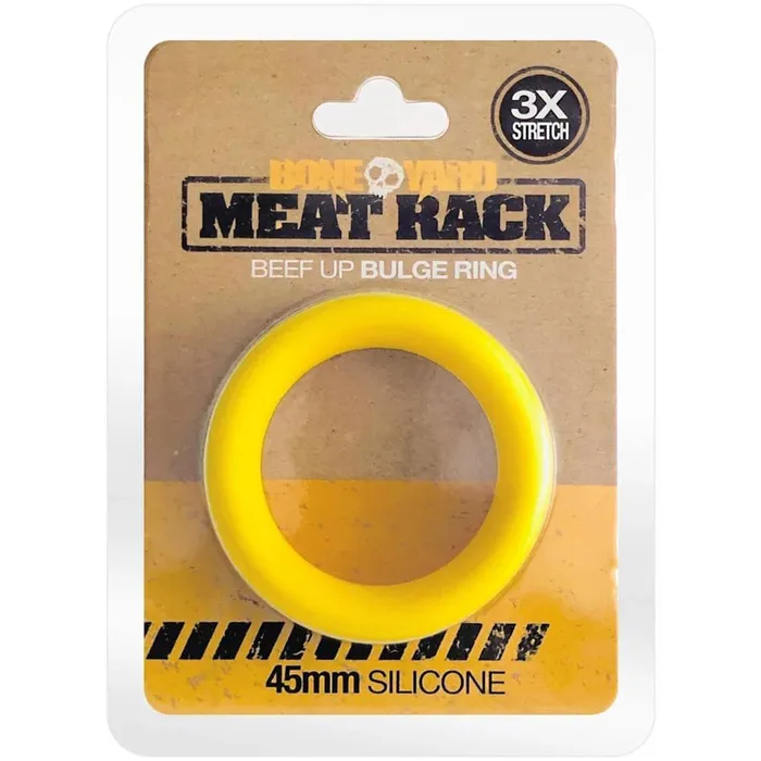 Male Sex Toys Meat Rack Cock Ring Yellow Rascal Boneyard