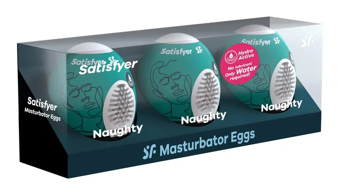 Male Sex Toys Satisfyer 3 Pc Set Masturbator Egg Naughty