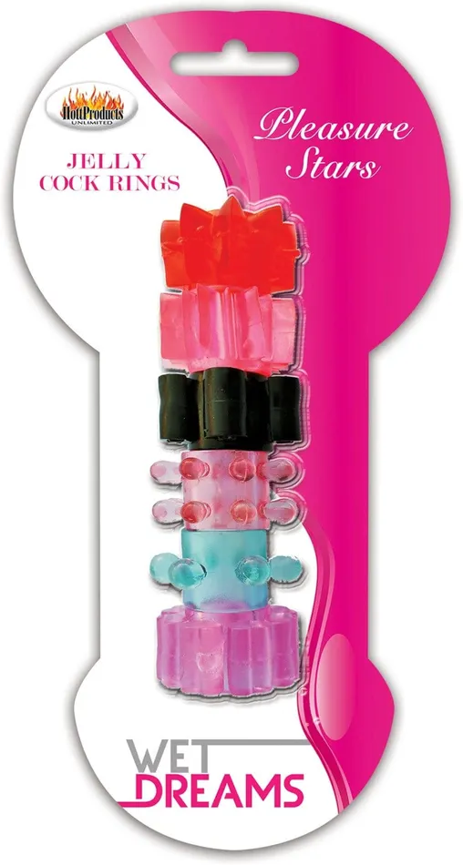 Pleasure Stars Jelly Cock Rings Hott Products Dildos