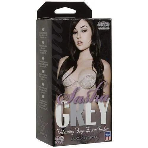 Sasha Grey Vibrating Deep Throat Ultraskyn Sucker Doc Johnson Male Sex Toys