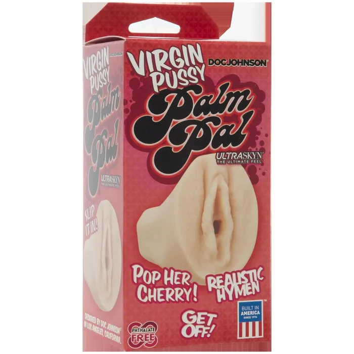 Virgin Pussy Ultraskyn Palm Pal Doc Johnson Male Sex Toys